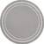 6' Gray And Ivory Round Indoor Outdoor Area Rug