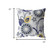 26” Navy White Floral Indoor Outdoor Throw Pillow