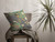 20" Green Gray Garden Indoor Outdoor Throw Pillow