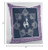 20” Navy Purple Horse Indoor Outdoor Throw Pillow