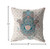 18” Blue Gray Hamsa Indoor Outdoor Throw Pillow
