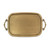 19" Antiqued Gold Cast Iron Handmade Vanity Tray