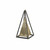 Narrow Metal Triangular Decorative Sculpture