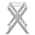 Earth Friendly White Folding Luggage Rack with White Straps - 4512822739274