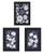 Set Of Three Its Beautiful to Be Different Black Framed Print Wall Art - 608219287313