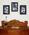 Set Of Three Its Beautiful to Be Different Black Framed Print Wall Art - 608219287313