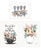 Set Of Three Rise and Shine White Framed Print Kitchen Wall Art - 608219241933