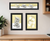 Set Of Three Tea Cups and Yellow Flowers Black Framed Print Kitchen Wall Art - 608219100599