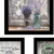 Set Of Three Abundance of Beauty Black Framed Print Wall Art - 608219316433