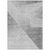 5' X 8' Gray Silver And Charcoal Abstract Washable Indoor Outdoor Area Rug - 608219168643