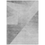 5' X 8' Gray Silver And Charcoal Abstract Washable Indoor Outdoor Area Rug - 608219168643