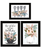 Set Of Three Rise and Shine Kitchen Black Framed Print Kitchen Wall Art - 608219179991