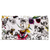 Leather Flower Print Wallet Medium/Large