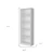 71" White Wood Five Tier Bookcase