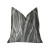 Plutus Agate River Gray Silver Ivory Handmade Luxury Pillow