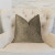Plutus Hillside  Brown Luxury Throw Pillow