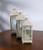 Lantern (Set of 3) 14"H, 17"H, 20"H Metal/Glass
