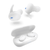TWS Wingtip Sport Rubberized Sweat Resistant Earbuds - White