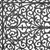 36" X 72" Black Scrollwork Outdoor Rubber Door Mat