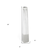 40" White Faux Marble Tapered Ceramic Floor Vase
