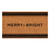 Calloway Mills Christmas French Stripe Merry + Bright Doormat