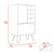 Zamna L Bar Cabinet
