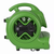 XPOWER X-600A 1/3 HP 2400 CFM 3 Speed Air Mover, Carpet Dryer, Floor Fan, Blower with Built-in GFCI Power Outlets