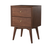 Flynn Mid Century Modern 2 Drawer Nightstand