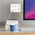 2 Pack Slim Multiport Charging Station 2 Outlets + 1 USB + 1 Type C w/ Surge Protection