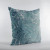 Plutus Blue Velvet Damask Luxury Throw Pillow