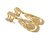 White Diamond Simulated, Vintage-Style Drop Earrings in Sterling Silver