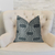 Plutus Argyle Square Black and White Handmade Luxury Pillow