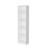 71" White Wood Five Tier Bookcase