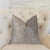 Plutus Quartz Skye Beige Luxury Throw Pillow