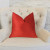 Plutus Cherry Love Orange and Red Luxury Throw Pillow