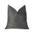 Plutus Eloquent Haze Silver Luxury Throw Pillow