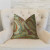 Plutus Paisley Bay Cream Red and Blue Handmade Luxury Pillow
