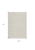 4' X 6' Gray And Ivory Abstract Area Rug