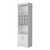 71" White Wood Bar Cabinet With Two Doors