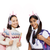 Sparkle-Style CAT Unicorn LIGHT UP LED Over Ear Wired Headphones- Black/Purple