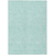 8' X 10' Teal Blue And Aqua Floral Washable Indoor Outdoor Area Rug
