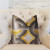 Plutus Delightful Chain Yellow, Beige and Gray Luxury Throw Pillow