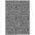 8' X 10' Gray Charcoal And Silver Floral Washable Indoor Outdoor Area Rug