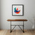Adjustable Height Brown and Black Solid Wood and Iron Writing Desk