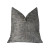Plutus Drizziling Mist Gray Luxury Throw Pillow