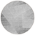 8' Gray Silver And Charcoal Round Abstract Washable Indoor Outdoor Area Rug
