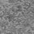 8' Gray Charcoal And Silver Round Floral Washable Indoor Outdoor Area Rug