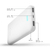 Super Slim High Performance Dual USB 10,000 mAh Solid Powerbank- White