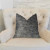 Plutus Lavish Touch Blue Luxury Throw Pillow
