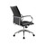 Black and Silver Adjustable Height Swivel Rolling Office Chair